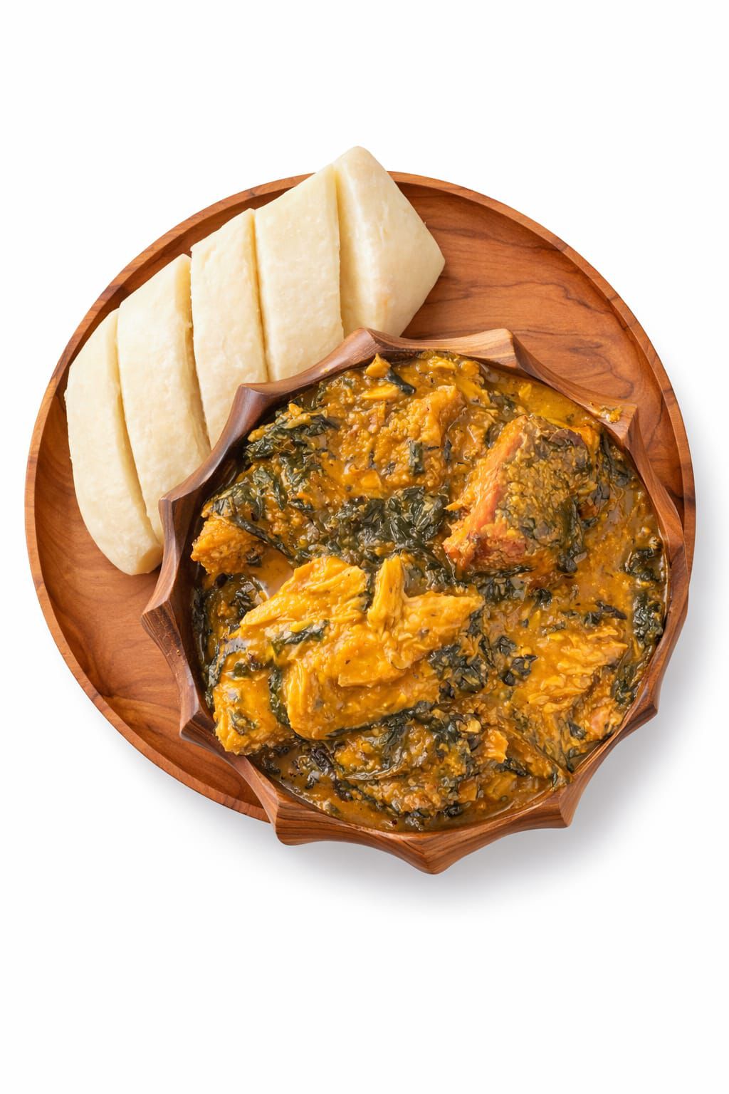 Bitterleaf Soup served with swallow